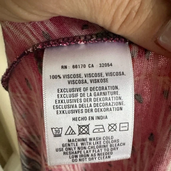 Tunic Top With Bead Embellishment- X-Large - Picture 11 of 13